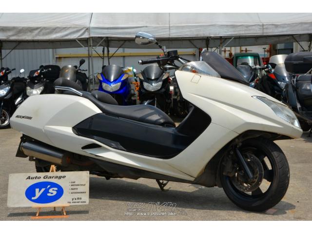 ヤマハ マグザム 内地中古車 社外マフラー ホワイト 250cc Y S商会 41 130km 保証付 1ヶ月 沖縄のバイク情報 クロスバイク