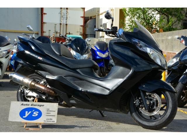 スズキ スカイウェイブ250 タイプs 社外マフラー 内地中古車 ブラック 250cc Y S商会 42 375km 保証付 1ヶ月 沖縄のバイク情報 クロスバイク