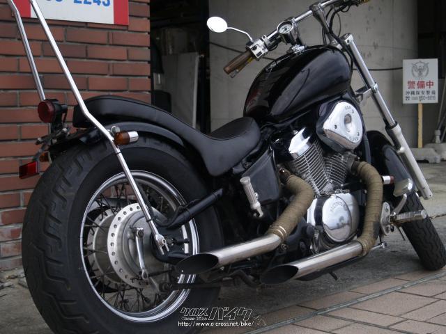 ホンダ スティード これからの季節。革ジャンが似合うスティード400!在庫セール! 11日まで!・400cc・fun・疑義車(社外メーターの為  車検証記載 H28/7800km H30/9400km)・保証付・1ヶ月 | 沖縄のバイク情報 - クロスバイク