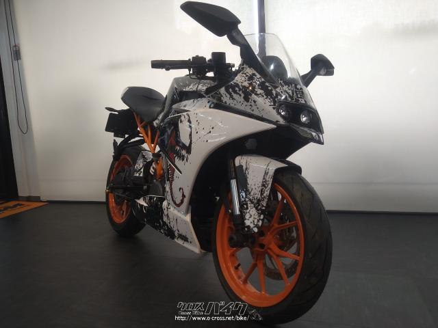 KTM RC 390 デカールカスタム車!・2015(H27)初度登録(届出)年・ホワイト・373cc・KTM OKINAWA・9,741km・保証付・3ヶ月・3000km  | 沖縄のバイク情報 - クロスバイク