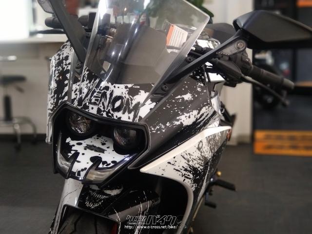 KTM RC 390 デカールカスタム車!・2015(H27)初度登録(届出)年・ホワイト・373cc・KTM OKINAWA・9,741km・保証付・3ヶ月・3000km  | 沖縄のバイク情報 - クロスバイク