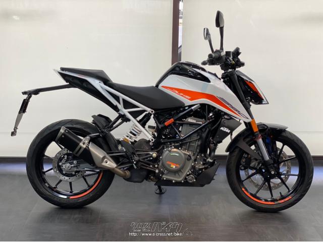 KTM 390 デューク・2022(R4)初度登録(届出)年・白・390cc・KTM OKINAWA・230km・保証付・3ヶ月・3000km ...