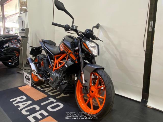 KTM 250 デューク 2021年モデル・ブラック・250cc・KTM OKINAWA・266km  