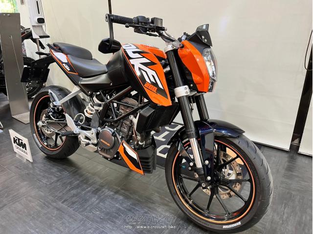 KTM 200 デューク・2012(H24)初度登録(届出)年・ブラック オレンジ・200cc・KTM  OKINAWA・15,242km・保証付・3ヶ月・3000km | 沖縄のバイク情報 - クロスバイク