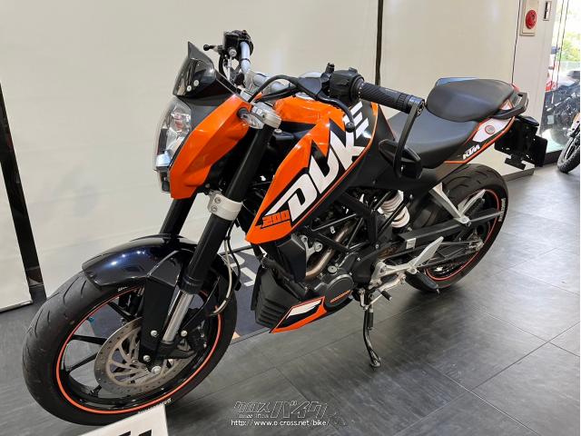 KTM 200 デューク・2012(H24)初度登録(届出)年・ブラック オレンジ 