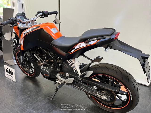 KTM 200 デューク・2012(H24)初度登録(届出)年・ブラック オレンジ・200cc・KTM OKINAWA・15,242km・保証付・3ヶ月・3000km  | 沖縄のバイク情報 - クロスバイク