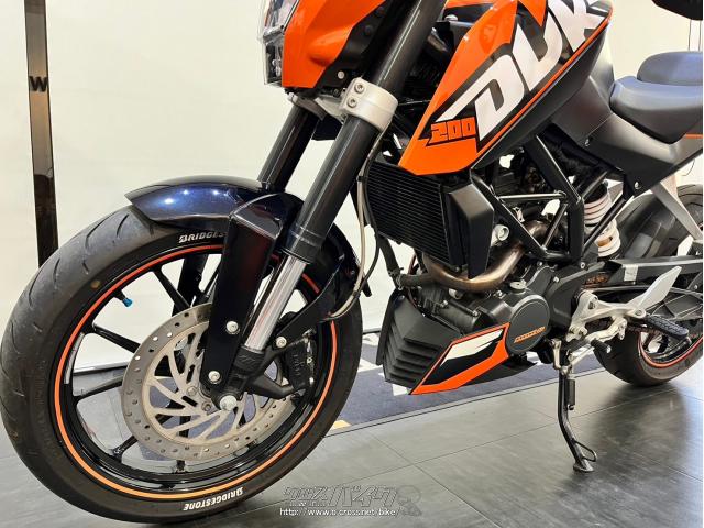 KTM 200 デューク・2012(H24)初度登録(届出)年・ブラック オレンジ・200cc・KTM OKINAWA・15,242km・保証付・3ヶ月・3000km  | 沖縄のバイク情報 - クロスバイク