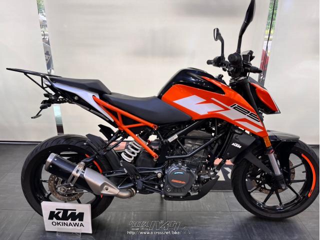 KTM 125 デューク 2020年モデル・2021(R3)初度登録(届出)年・オレンジIIホワイト・125cc・KTM  OKINAWA・4,290km・保証付・3ヶ月・3000km | 沖縄のバイク情報 - クロスバイク