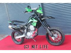 カワサキ D-トラッカー 250・黒/緑・250cc・HUBWAY・減算車