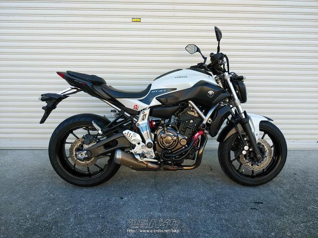 ヤマハ MT-07 700・2016(H28)初度登録(届出)年・白・700cc・ゴヤオート 宜野湾店・16,953km・保証付・3ヶ月 | 沖縄の バイク情報 - クロスバイク