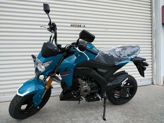 カワサキ Z125・2022(R4)初度登録(届出)年・青・125cc・ゴヤオート 宜