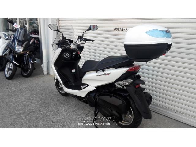 ヤマハ マジェスティS・白・155cc・ゴヤオート 宜野湾店・3,267km・保証付・12ヶ月・10000km | 沖縄のバイク情報 - クロスバイク