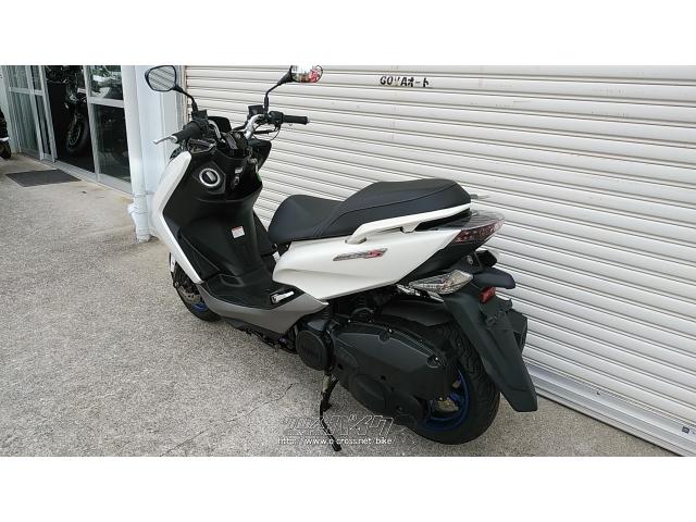 ヤマハ マジェスティS 後期・白・155cc・ゴヤオート 宜野湾店・7,837km・保証付・3ヶ月 | 沖縄のバイク情報 - クロスバイク