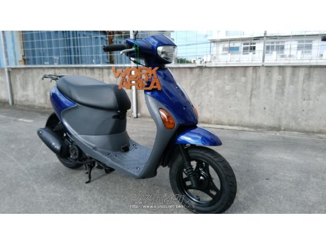 スズキ レッツ4 50 本土仕入れ・沖縄仕様車!! 4サイクル・メタリック ブルー・50cc・バイクショップ WORK-AREA  藏元・8