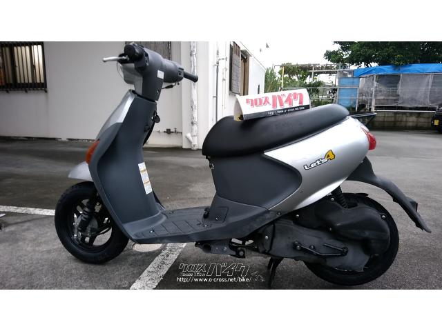 スズキ レッツ4 50 本土仕入れ・低燃費4サイクル!!・シルバー・50cc・バイクショップ WORK-AREA 藏元・4,937km・保証付・2ヶ月  | 沖縄のバイク情報 - クロスバイク