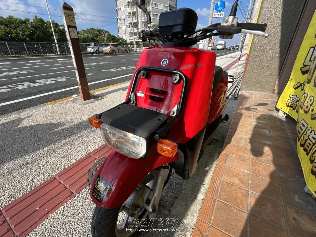 ヤマハ ギア・赤/黒・50cc・バイクR・17,707km・保証付・3ヶ月・1000km