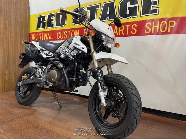 カワサキ KSR110・白・110cc・RED STAGE・15,936km・保証付・1ヶ月