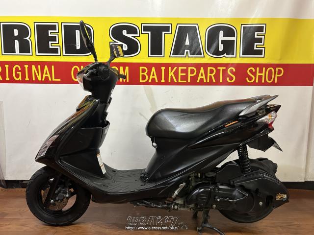 スズキ アドレスV125 S・黒・125cc・RED STAGE・19,843km・保証