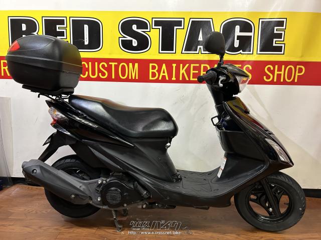 スズキ アドレスV125 50・ブラック・50cc・RED STAGE・4,325km・保証付・1ヶ月・1000km | 沖縄のバイク情報 -  クロスバイク