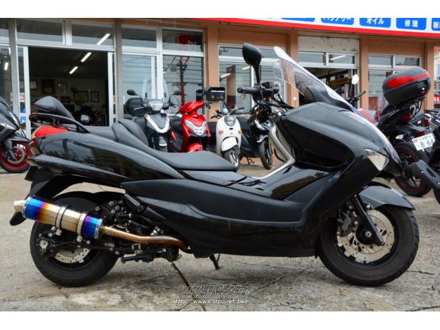 ヤマハ マジェスティ250 ビームスチタンマフラー バックレスト・ブラック・250cc・BIKE SHOP  UNITE・15,107km・保証付・3ヶ月・2000km | 沖縄のバイク情報 - クロスバイク