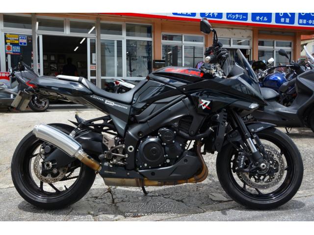 ヨシムラのバナナ管、スクリーン、バックステップ。 スズキ GSXカタナ1000