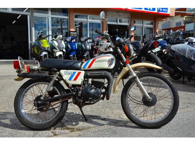 チャンバーの取り回しなど、時代を感じるトレール車の設計です。 スズキ TS50