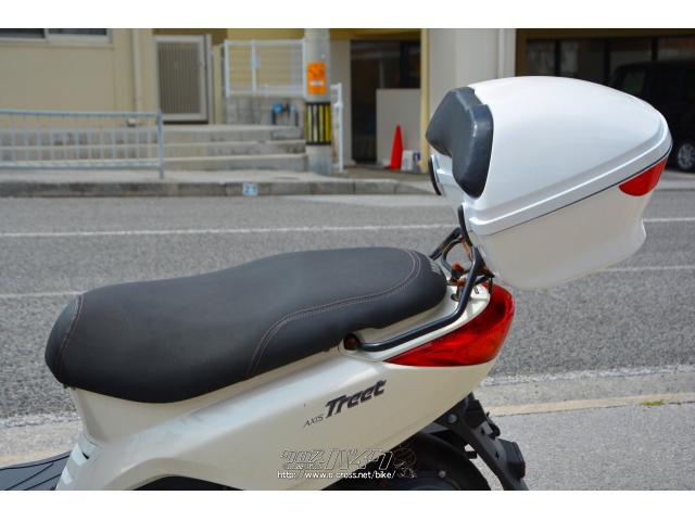 ヤマハ アクシストリート メーターバイザー リアボックス・ホワイト・125cc・BIKE SHOP  UNITE・6,898km・保証付・2ヶ月・1000km | 沖縄のバイク情報 - クロスバイク