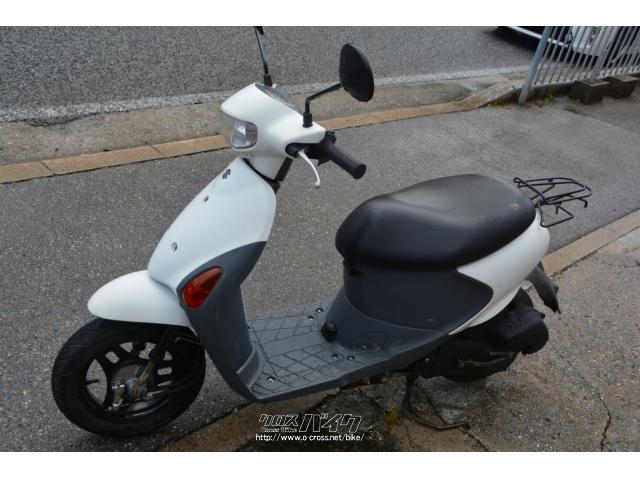 スズキ レッツ4・ホワイト・50cc・BIKE SHOP UNITE・疑義車(4桁メーターの為走行距離不明としています。)・保証付・1ヶ月・1000km  | 沖縄のバイク情報 - クロスバイク