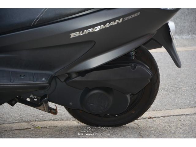 売れました！ 動画有り SUZUKI 良い バーグマン 200 ETC付き USBポート付き マットブラック 艶なしブラック