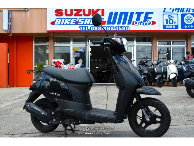 スズキ レッツ フルノーマル・ブラック・50cc・BIKE SHOP UNITE・1,906km・保証付・2ヶ月・1000km | 沖縄のバイク情報  - クロスバイク