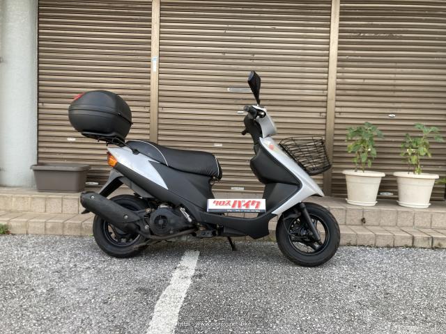 スズキ アドレスV125・シルバー・125cc・レンタバイク アプロ・交換歴車(交換前 10,685km 交換後  1km)・保証付・3ヶ月・3000km | 沖縄のバイク情報 - クロスバイク