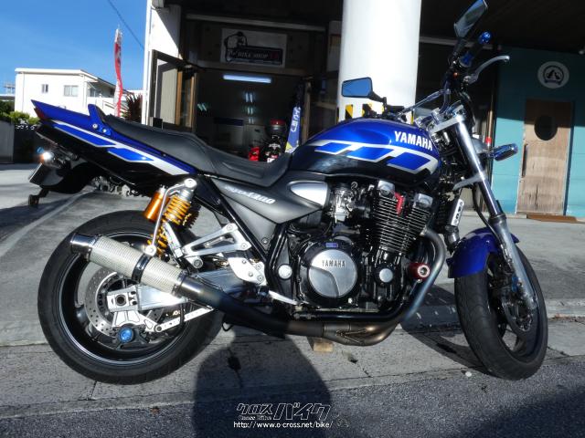 ヤマハ XJR1300 RP03J委託車両・2000(H12)初度登録(届出)年・青黒・1300cc・バイクショップYK・15