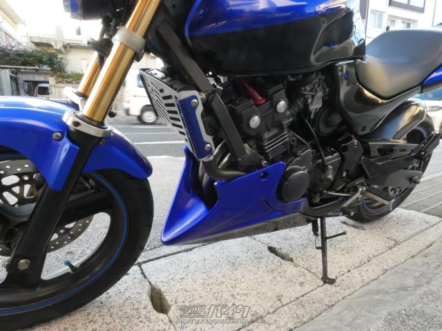 ホンダ ホーネット250 エンジン好調、セパハン仕様、とても綺麗な車両です。・ブルー/ブラック・250cc・バイクショップYK・32,000km・保証無  | 沖縄のバイク情報 - クロスバイク