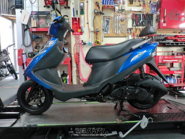 スズキ アドレスV125 G・ブルー・125cc・M.Eガレージ・16,119km・保証付・1ヶ月 | 沖縄のバイク情報 - クロスバイク