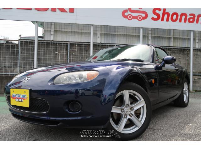 マツダ ロードスター Rht 電動ルーフ アルミホイール 6速at Etc 社外オーディオ 06 H18 年式 ブルーm 00cc 有限会社昭南自動車商会 14 7万km 保証付 3ヶ月 5千km 沖縄の中古車情報 クロスロード