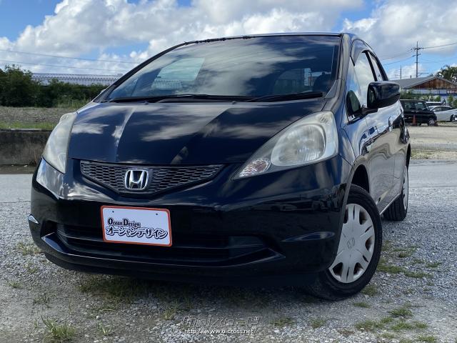 ホンダ フィット 保証付き 自社ローン対応 G Smart Selection 10 H22 年式 ブラック 1300cc オーシャンデザイン 沖縄店 株式会社 Aozora Company 8万km 保証付 12ヶ月 距離無制限 沖縄の中古車情報 クロスロード