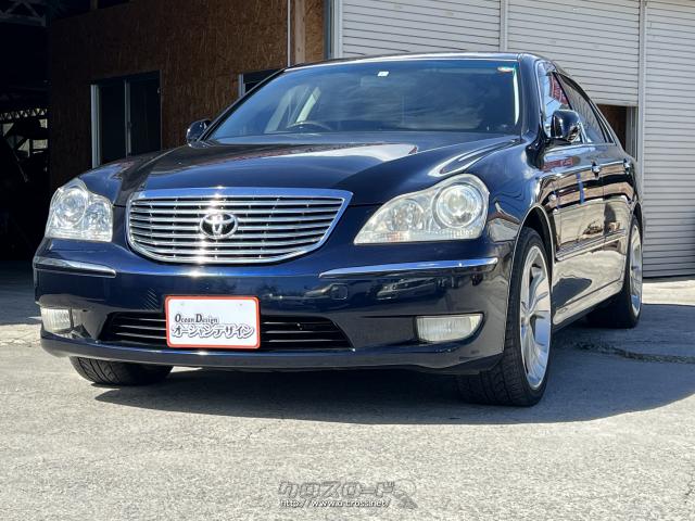 トヨタ クラウンマジェスタ 保証付き 自社ローン対応 Cタイプ 検2年 Pスタート フォグ 04 H16 年式 ネイビー 4300cc オーシャンデザイン 沖縄店 株式会社 Aozora Company 17 6万km 保証付 12ヶ月 距離無制限 沖縄の中古車情報 クロスロード
