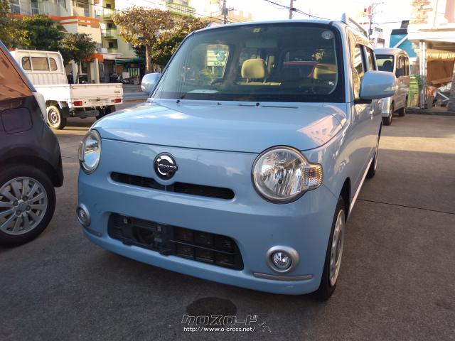 ダイハツ ミラココア ココアプラスx 10 H22 年式 水色 660cc ナミオート 10 4万km 保証付 3ヶ月 3千km 沖縄の中古車情報 クロスロード