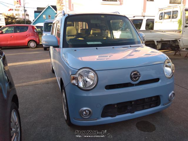 ダイハツ ミラココア ココアプラスx 10 H22 年式 水色 660cc ナミオート 10 4万km 保証付 3ヶ月 3千km 沖縄の中古車情報 クロスロード