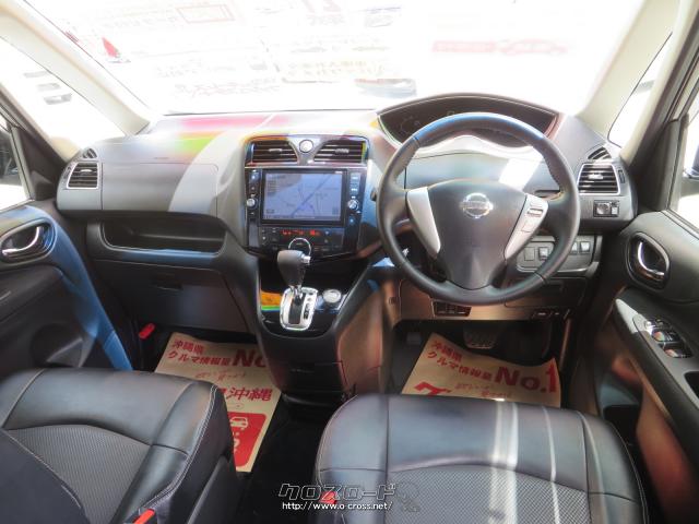 運転席ビュー、レーダーブレーキサポート搭載、全席合成防水レザーシート! 8インチデカナビ!オートエアコン!プッシュスタート! 日産 セレナ