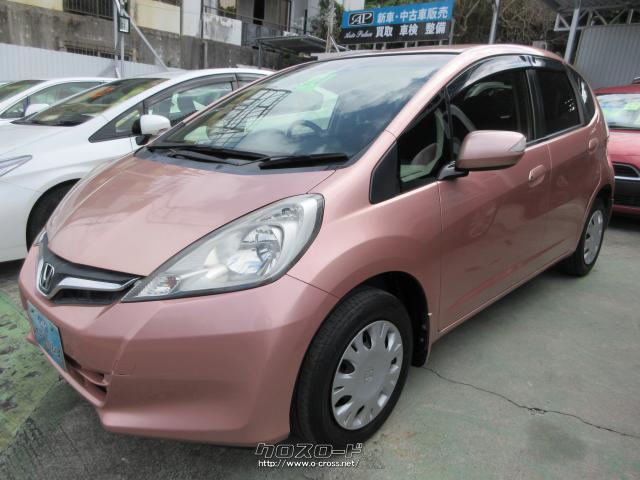 ホンダ フィット シーズ 12 H24 年式 ピンク 1300cc オートパレス 宜野湾支店 5 5万km 保証付 24ヶ月 距離無制限 沖縄の中古車情報 クロスロード