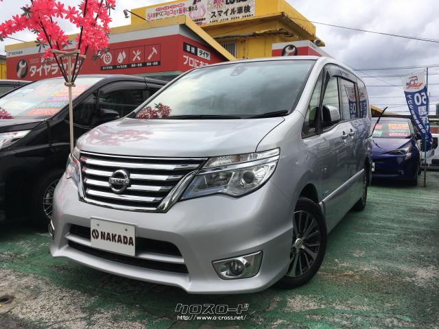 日産 セレナ ハイウェイスターs ハイブリッド Vセレクション 純正ナビtv Ju適正販売店認定店 嘉手納店展示中 16 H28 年式 ブリリアントシルバーm 00cc ナカダ自動車商会 7 9万km 保証付 24ヶ月 距離無制限 沖縄の中古車情報 クロスロード