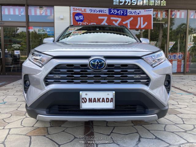 トヨタ RAV4 ハイブリッドG☆サンルーフ☆純正9インチナビ☆バック 