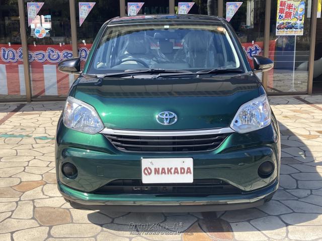 トヨタ パッソ X 社外ナビ バックカメラ Ju適正販売店認定 嘉手納本店展示中 19 R1 年式 グリーン 1000cc ナカダ自動車商会 1 1万km 保証付 24ヶ月 距離無制限 沖縄の中古車情報 クロスロード