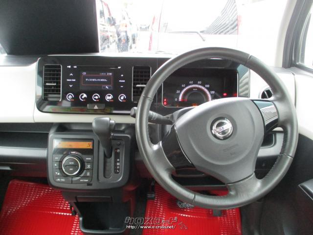 日産 モコ X 走行42510km 低燃費CVT車 革巻きハンドル&純正