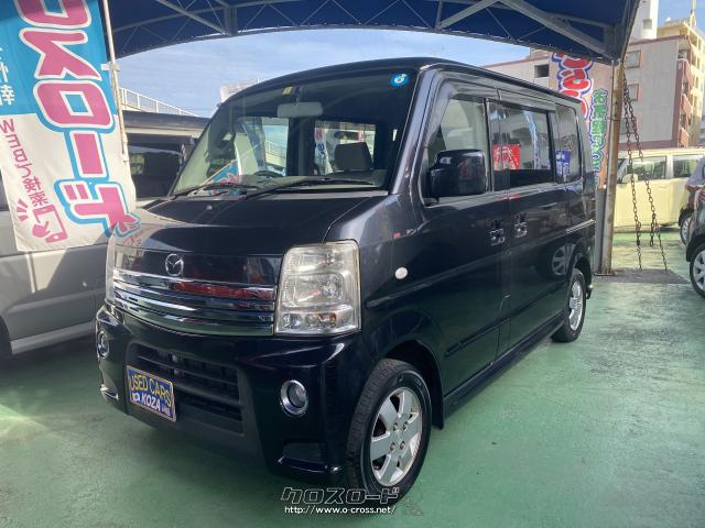 マツダ スクラムワゴン Pzターボ Etc 左側パワースライド キーレスエントリー 12 H24 年式 クロ 660cc コザ自動車株式会社 8 6万km 保証付 3ヶ月 3千km 沖縄の中古車情報 クロスロード