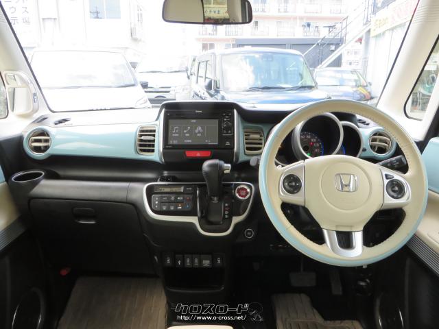 ホンダ N Boxスラッシュ G Lターボインテリアカラーパッケージ 18 H30 年式 パールホワイト 660cc Garage Silver ガレージ シルバー 0 5万km 保証付 24ヶ月 距離無制限 沖縄の中古車情報 クロスロード