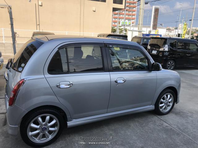 ダイハツ ミラジーノ ミニライト 本土仕入車 08 H 年式 シルバー 660cc 比嘉自動車 11 8万km 保証付 3ヶ月 3千km 沖縄の中古車情報 クロスロード