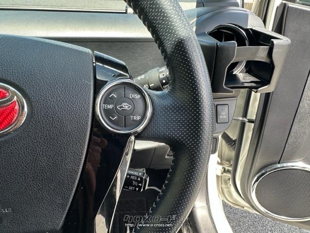 クルーズコントロールを装備なので設定した速度を自動で維持してくれるので高速での運転も疲れません トヨタ アクア