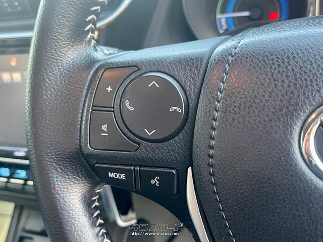 ハンドルを放さずにオーディオが操作できます。 トヨタ オーリス